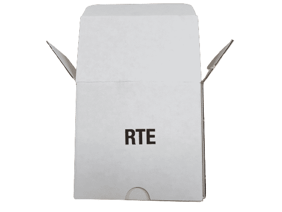 Reverse tuck top RTE Corrugated box style