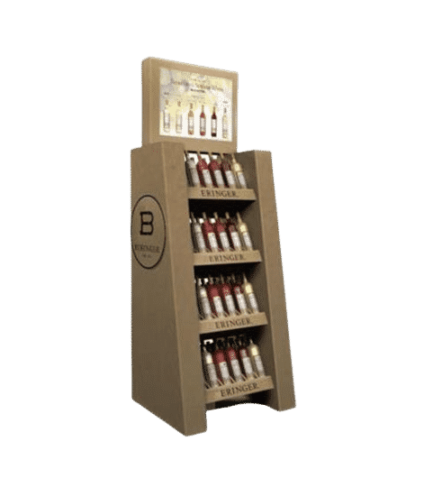 custom beverage packaging display