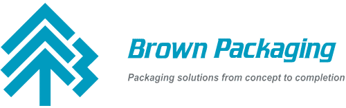 brown packaging logo
