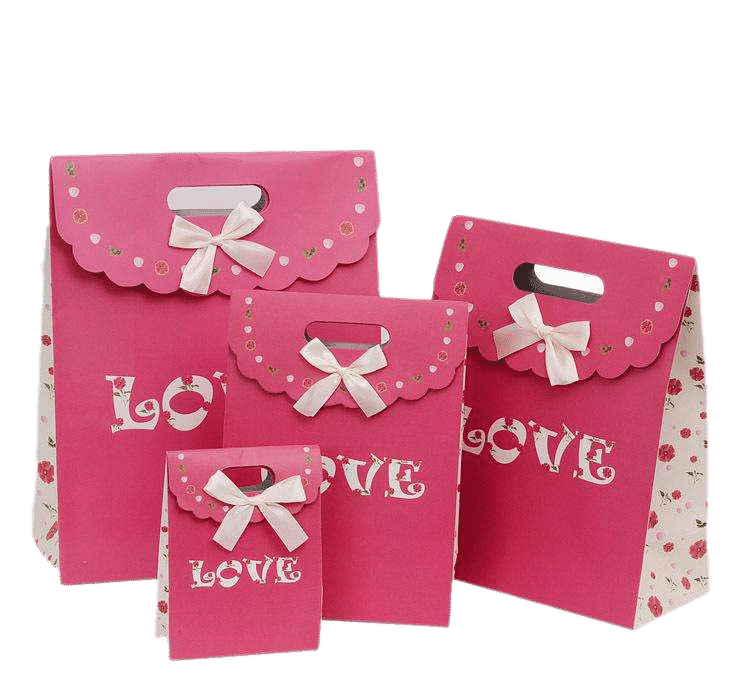 Die cut paper bag