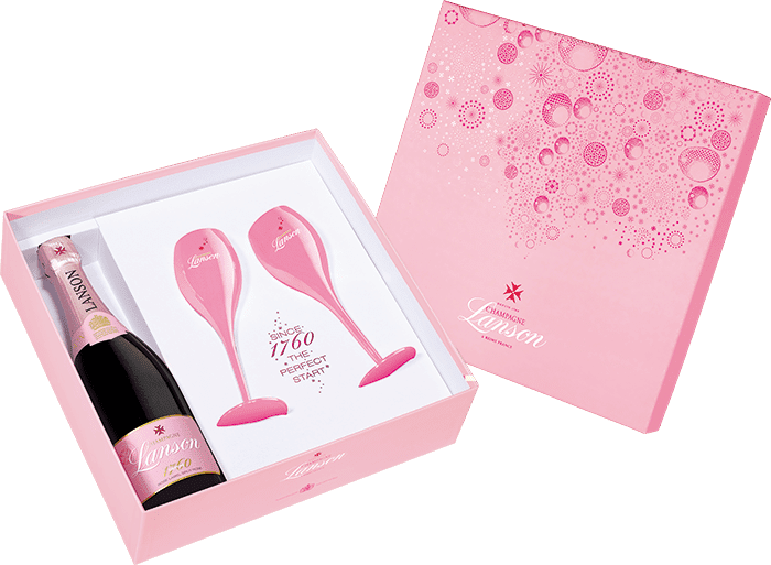 Pink Beverage Box with insert