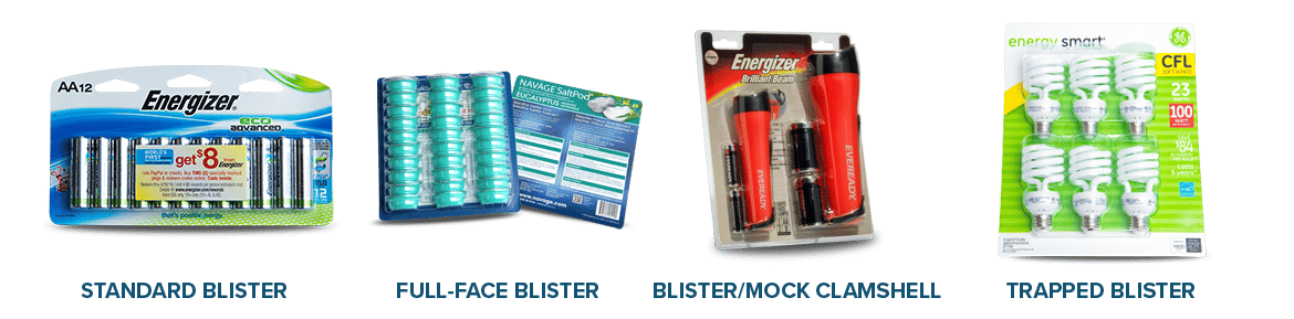 Different Types of blister packs