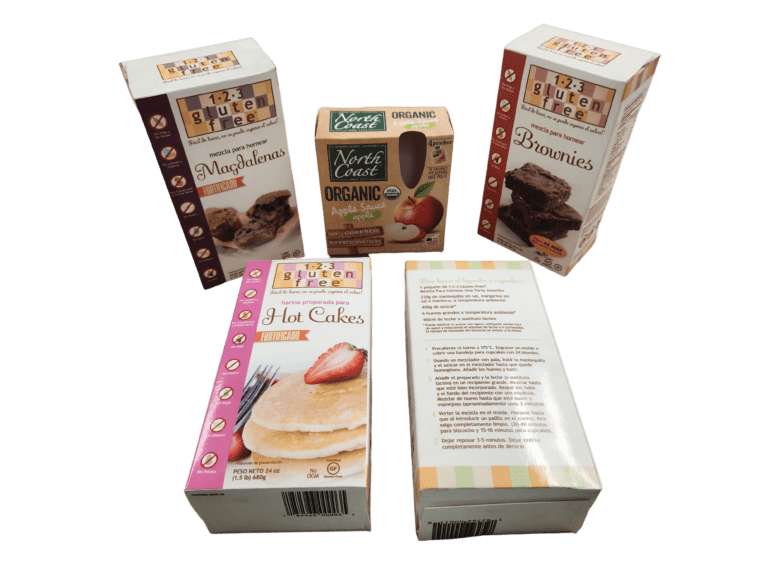 Custom food folding cartons full seal