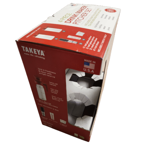 Custom retail product box with corrugated inserts