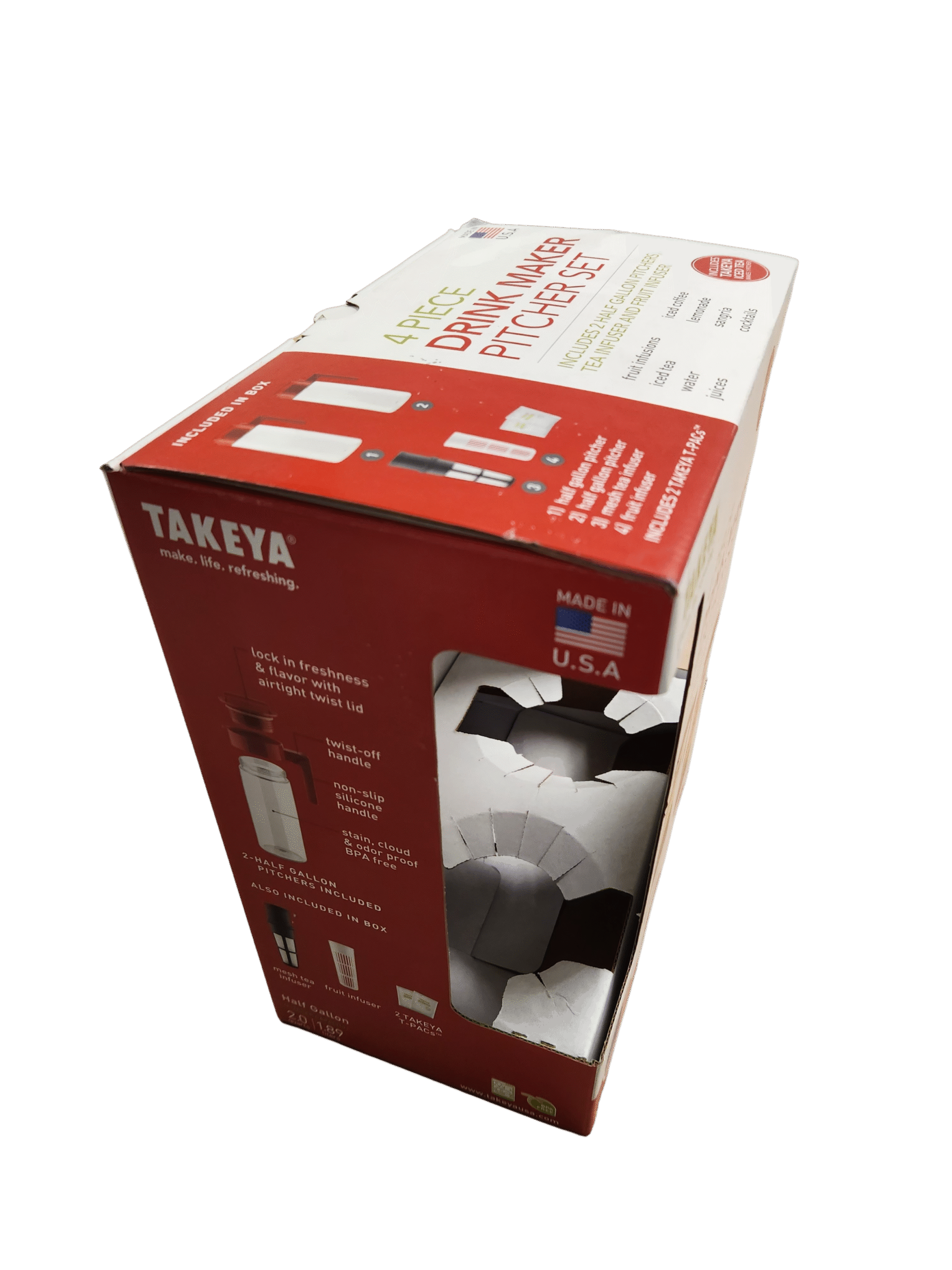 Custom retail product box with corrugated inserts