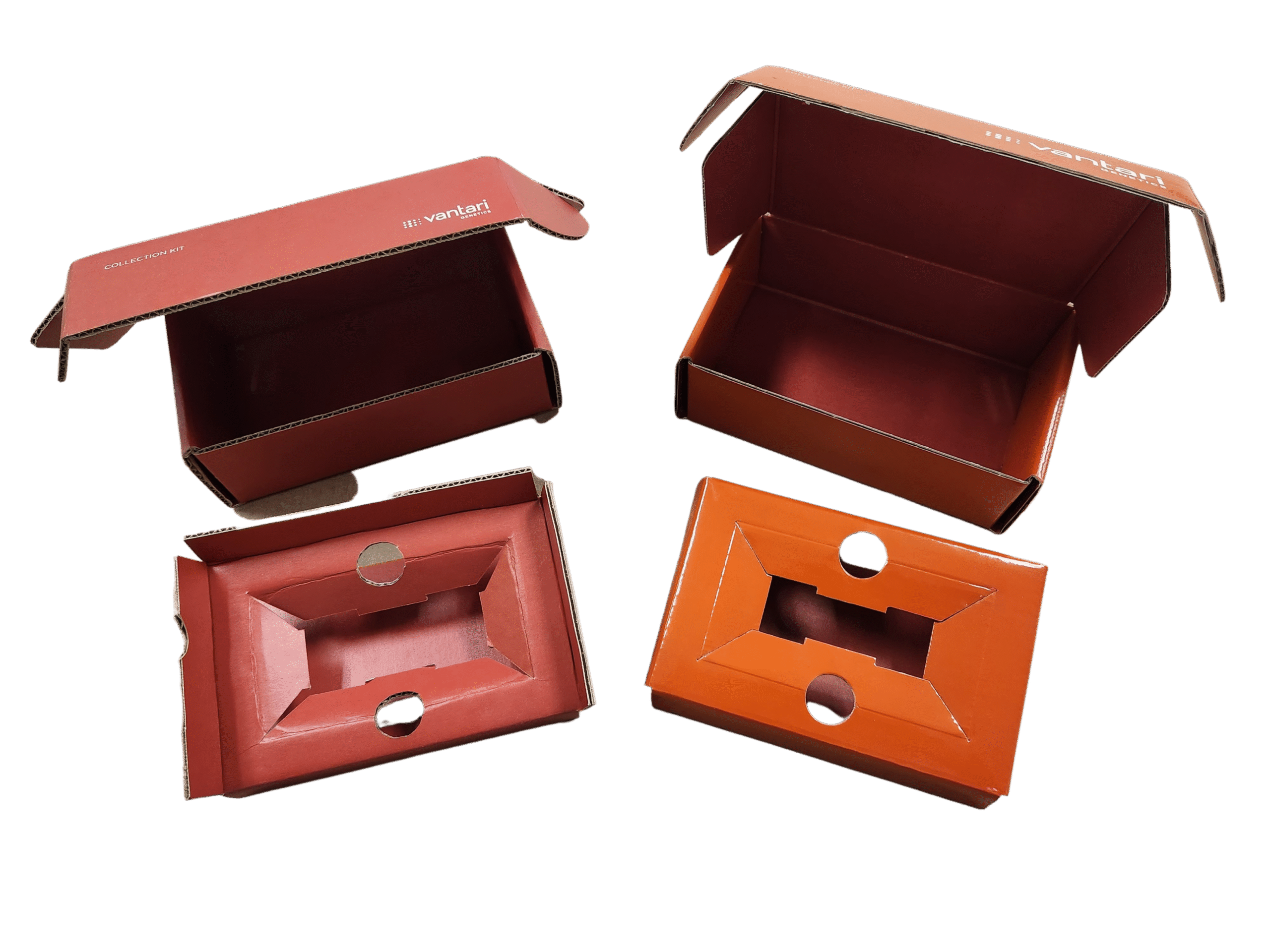 Custom corrugated boxes with corrugated insert
