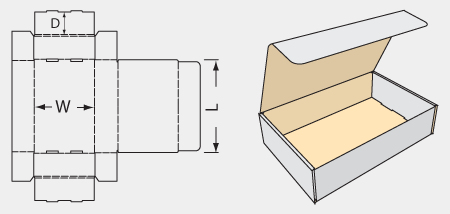 rett box with dieline