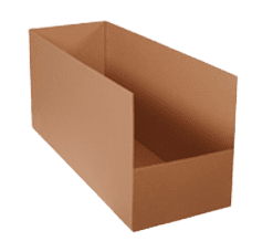 kraft corrugated box bin