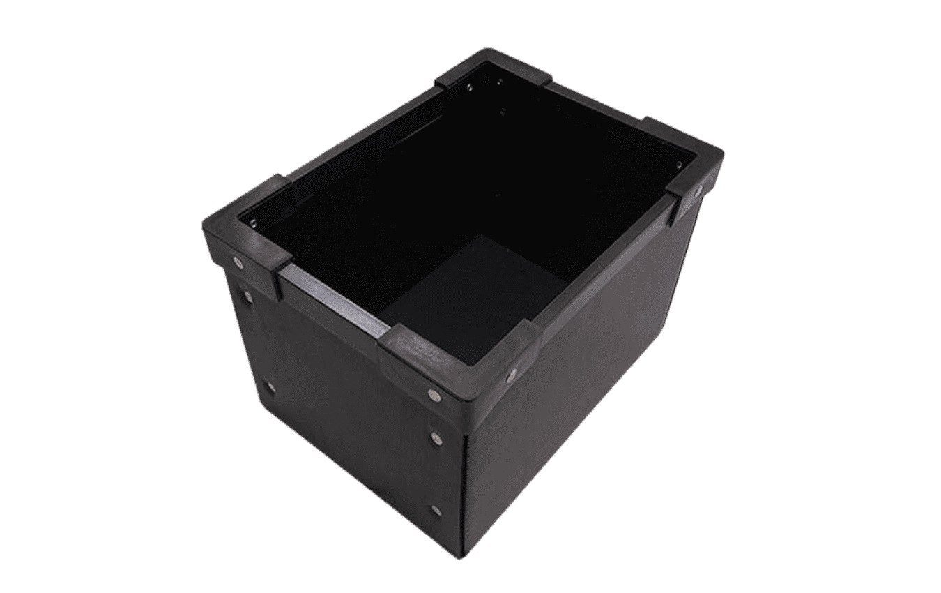 Plastic Corrugated Container Bin For Electronics