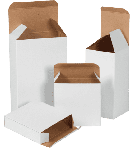 White RTE Folding Cartons