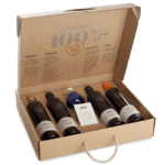 Custom corrugated mailer box for wine subscription