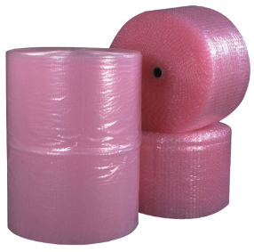 Anti-static air bubble rolls