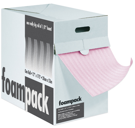 Anti-static air foam dispenser packs