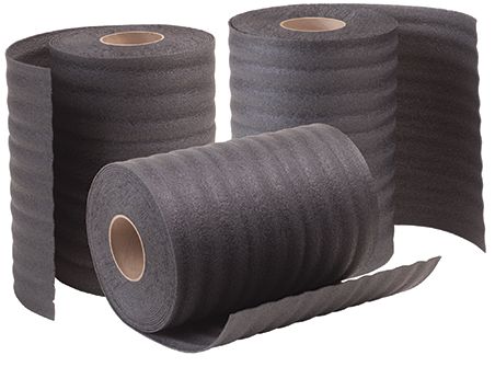 Perforated Recycled Black Foam Rolls