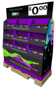 custom pallet display