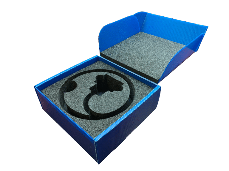 Corrugated plastic REFT with Black Foam insert