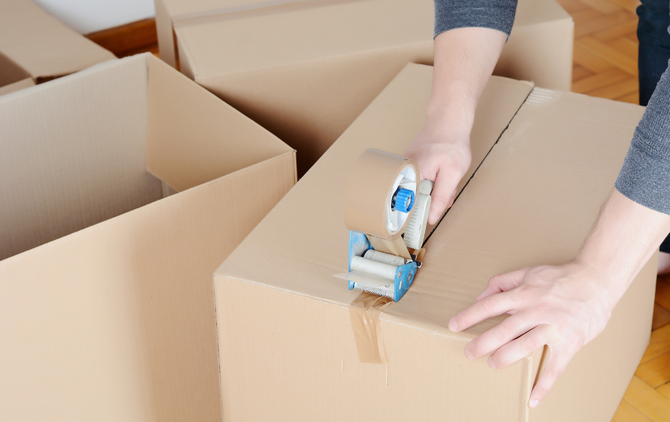 Taped Corrugated Box