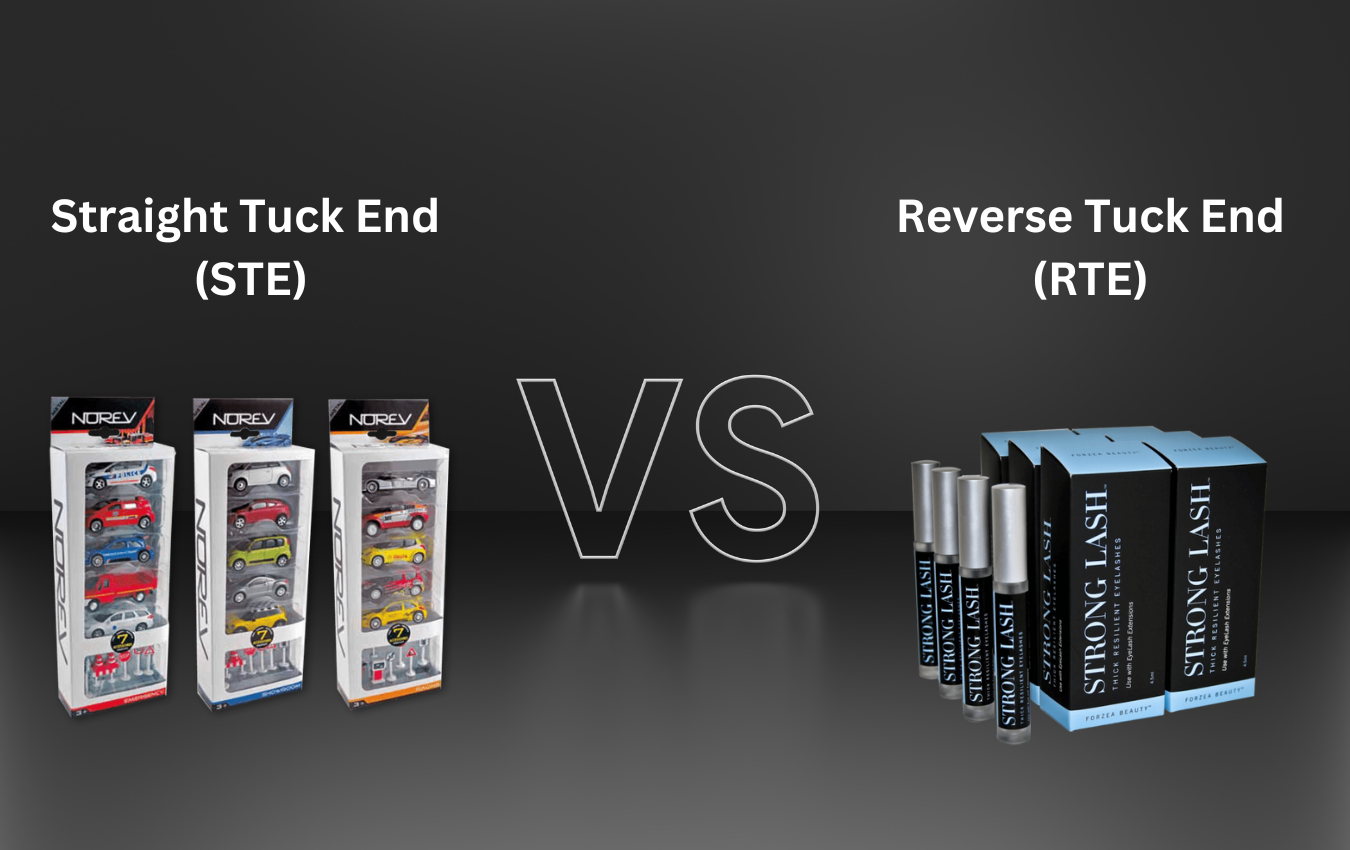 Choosing the Right Folding Carton: Straight Tuck End vs. Reverse Tuck