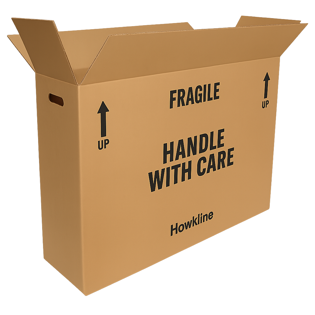 custom full overlap corrugated bike shipping box with print