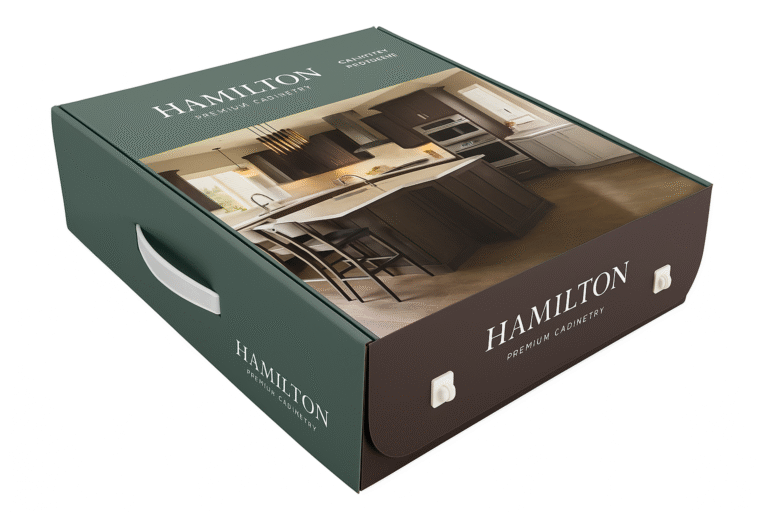 custom printed corrugated box, full overlap (FOL box, furniture packaging