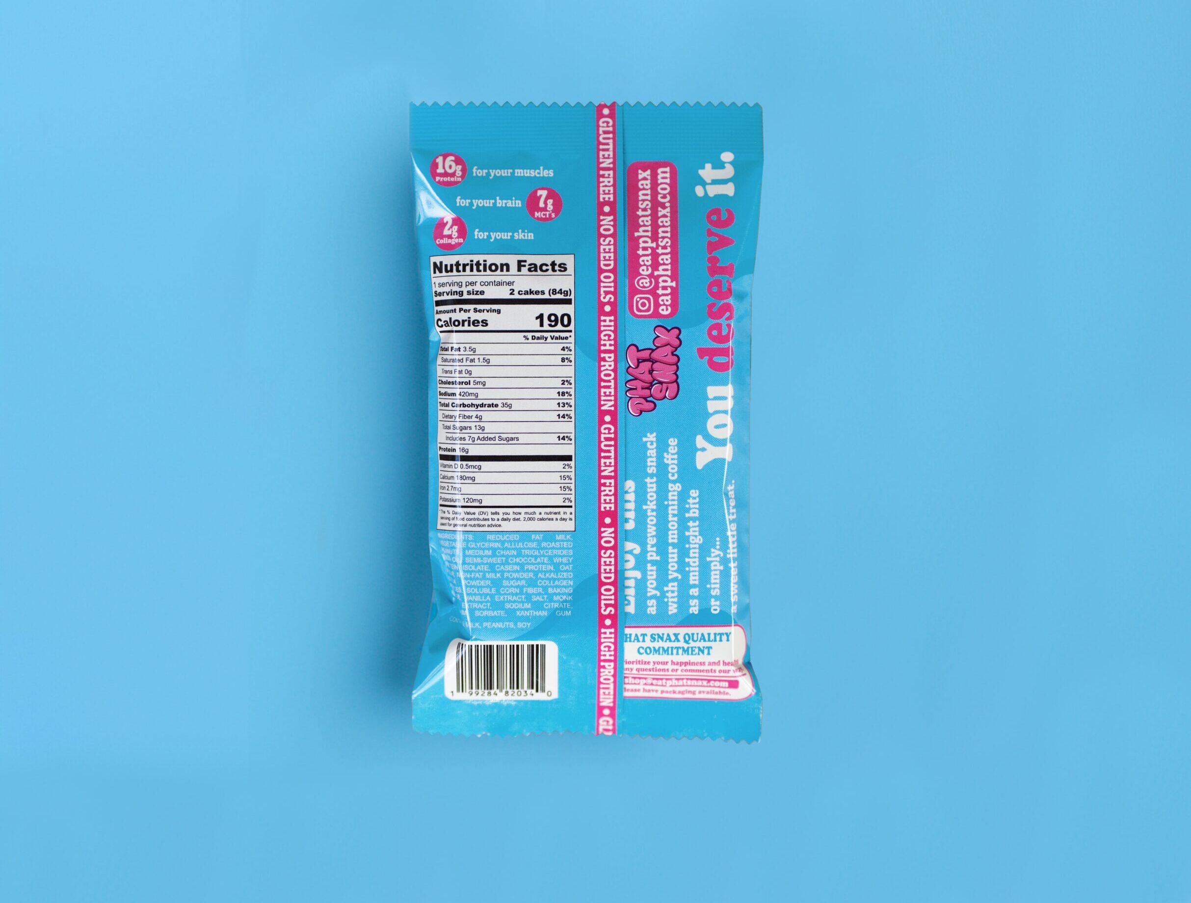 Case Study: Custom Fin-Sealed Lay-Flat Pouches for Phat Snax