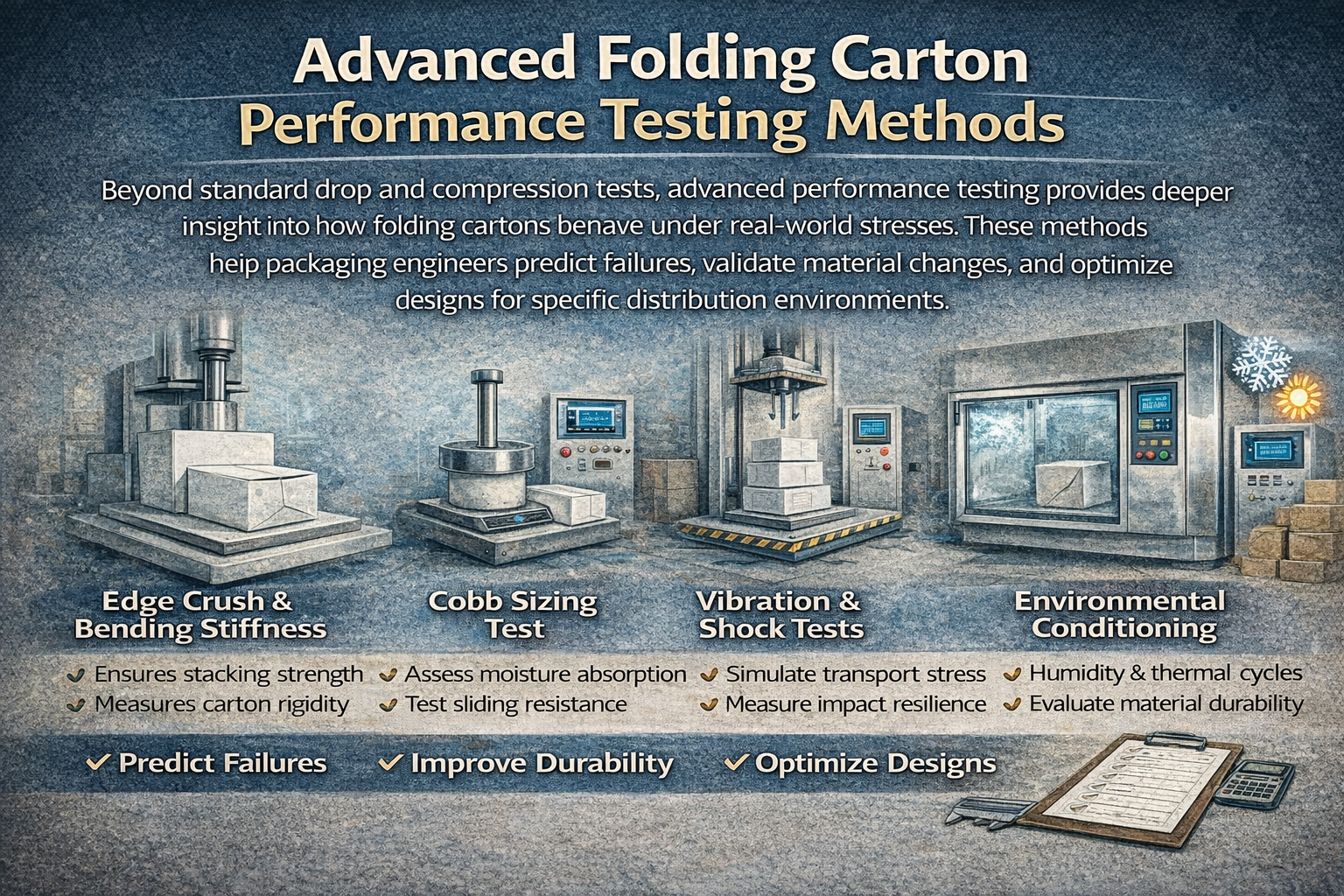 Advanced Folding Carton Performance Testing Methods