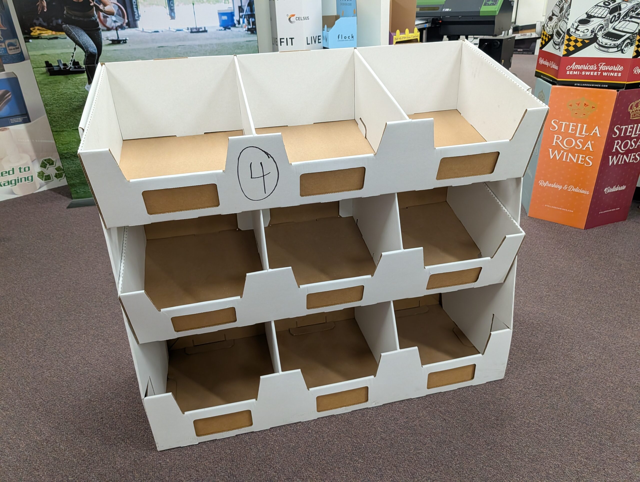 POP display sample structural design