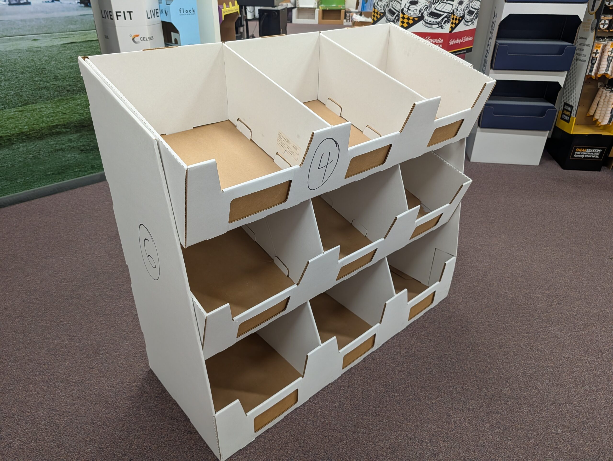 POP display sample structural design