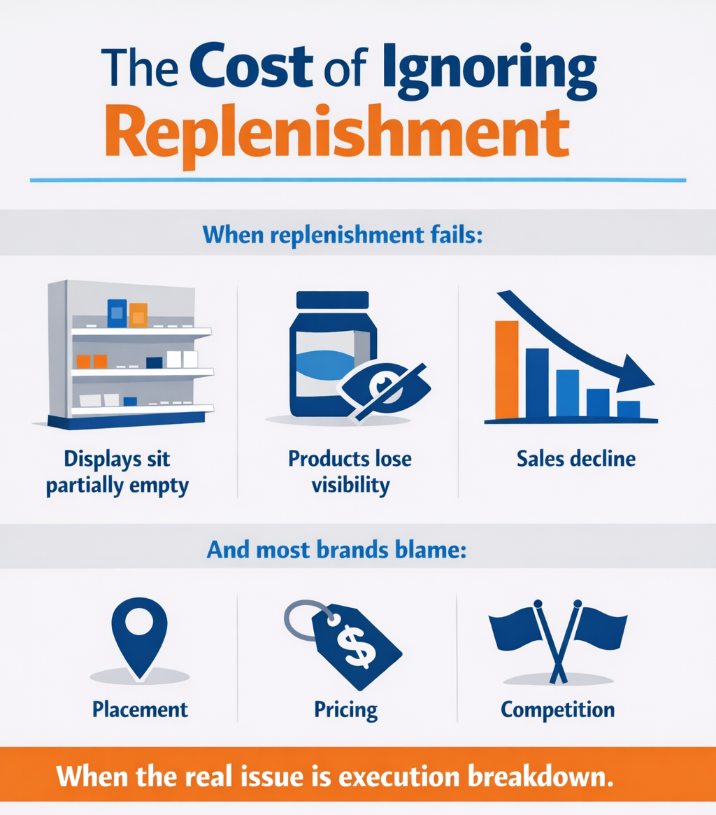 The Cost of Ignoring Replenishment POP Displays