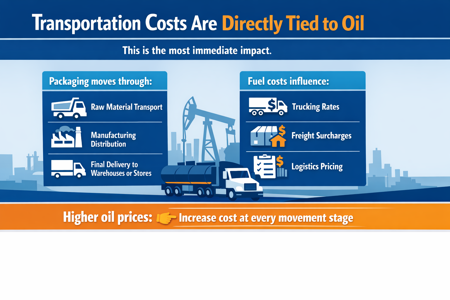 Transportation Costs Are Directly Tied to Oil