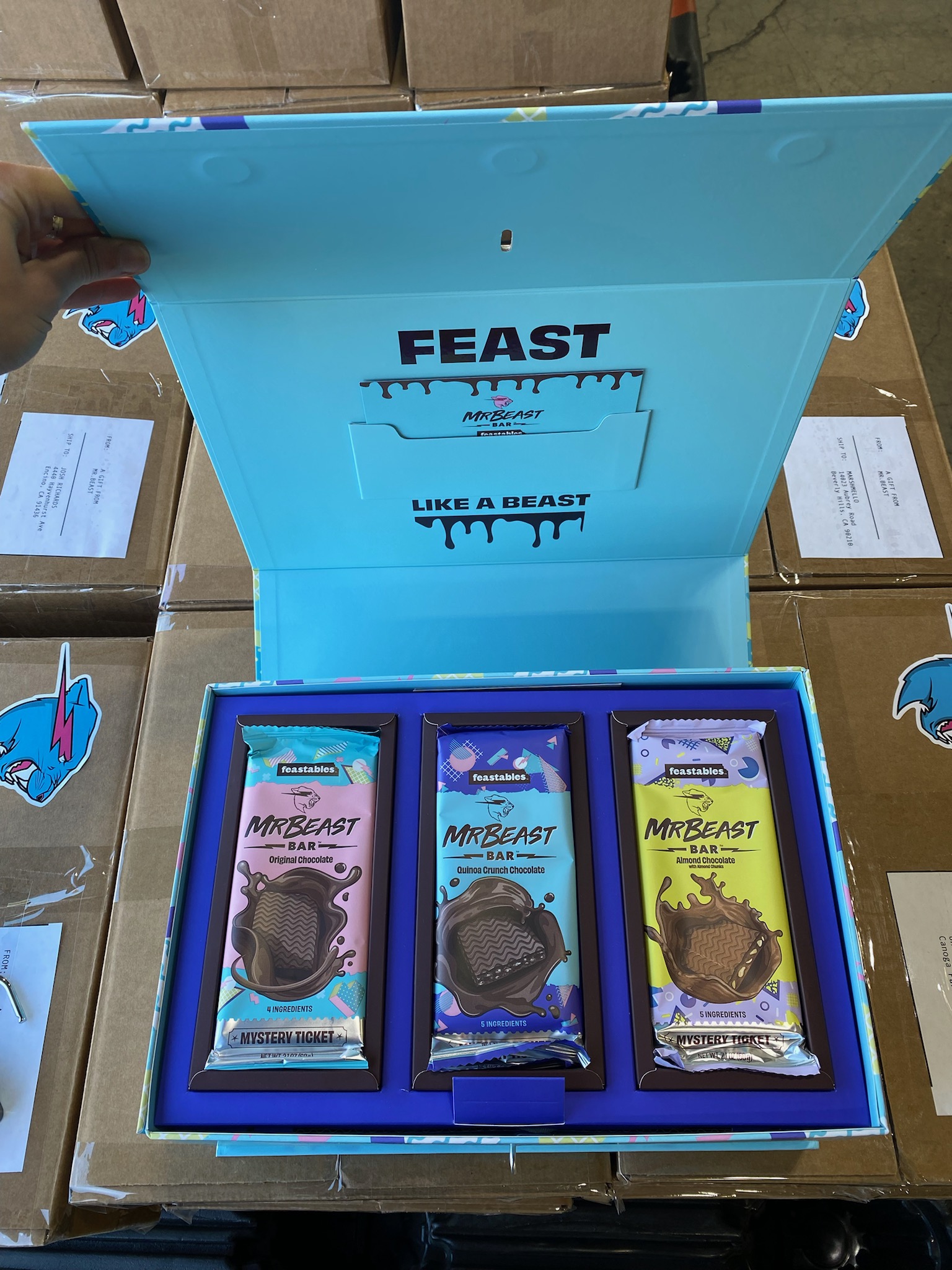 custom printed rigid box with insert