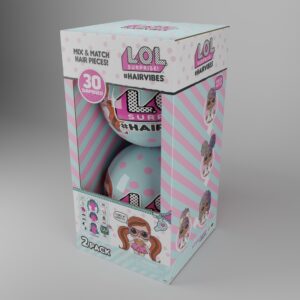 Custom printed corrugated box for retail tuck end