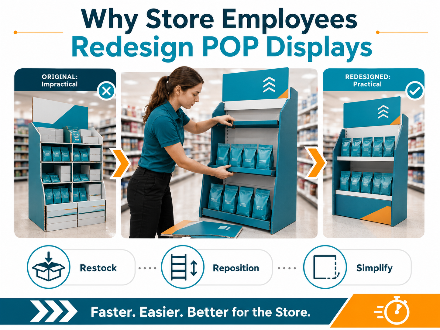 Why Store Employees Redesign Your POP Display