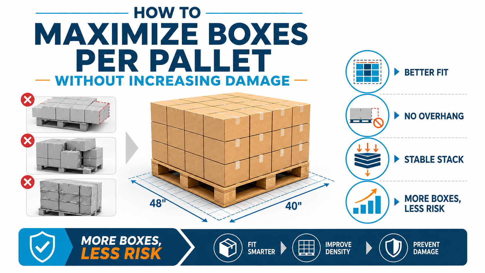 How to Maximize Boxes Per Pallet Without Increasing Damage