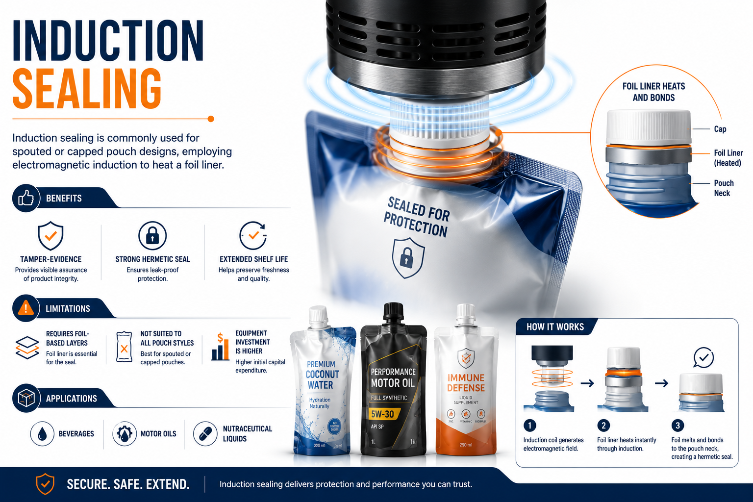 Induction Sealing Pouches