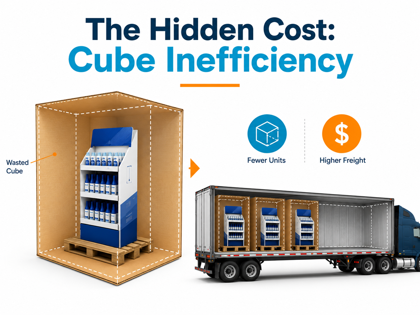 The Hidden Cost: Cube Inefficiency POP Display