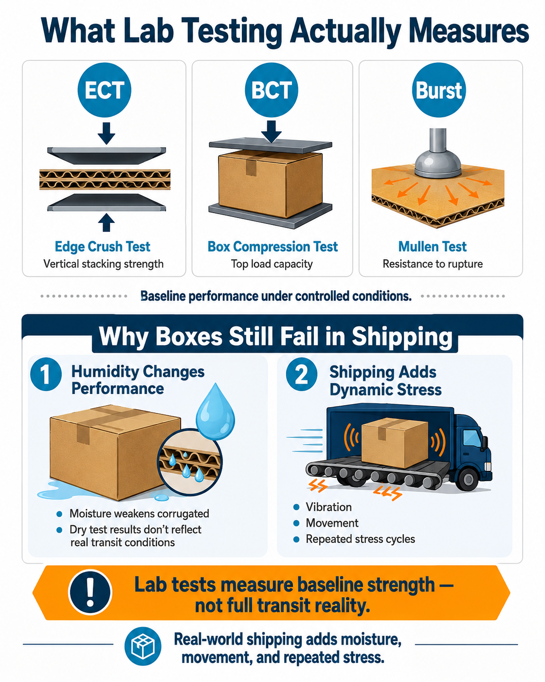What Lab Testing Actually Measures and Why Packaging Fails in the Real World
