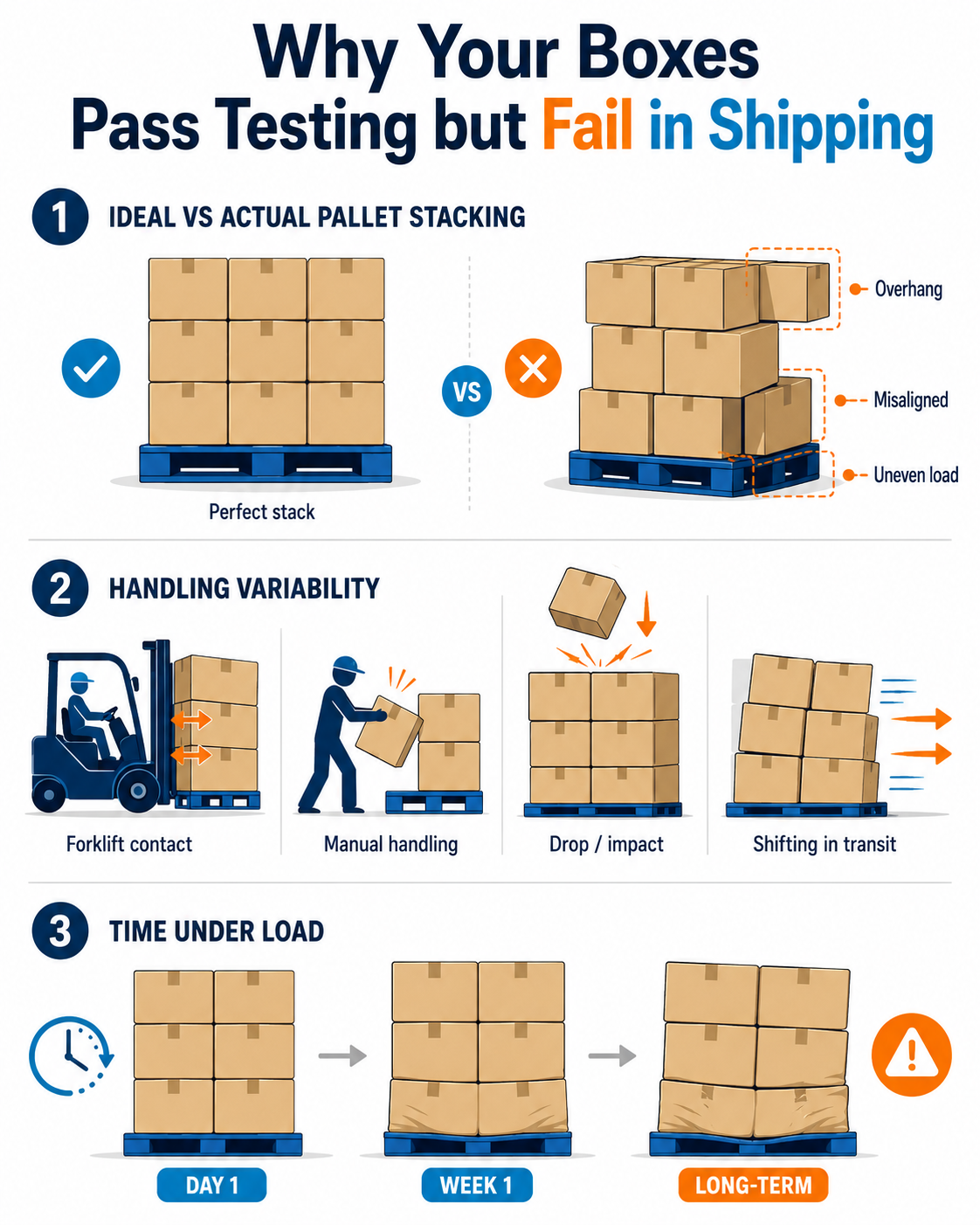 Why Your boxes pass testing but fail in shipping