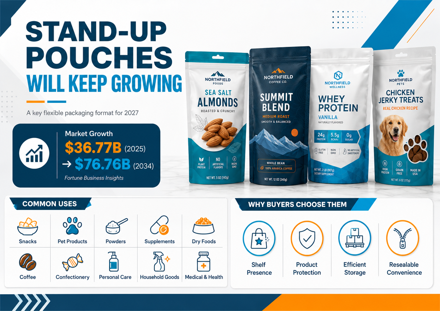 Stand-Up Pouches Will Keep Growing