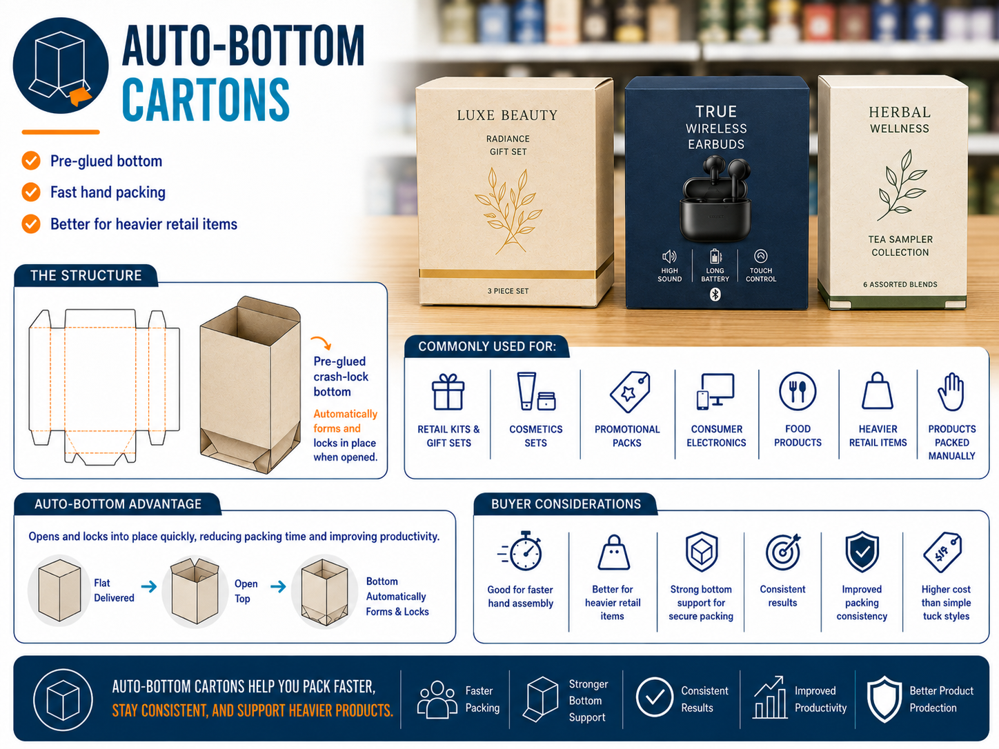 Auto-Bottom Cartons
