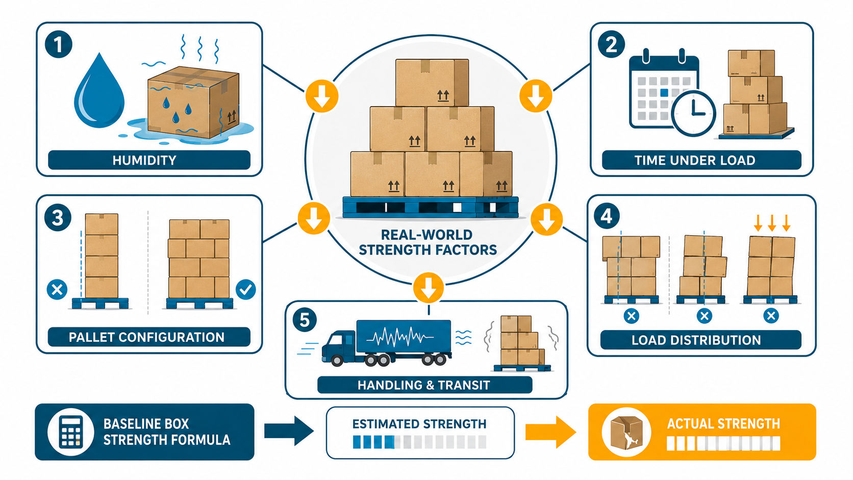 Factors affecting box strength stability