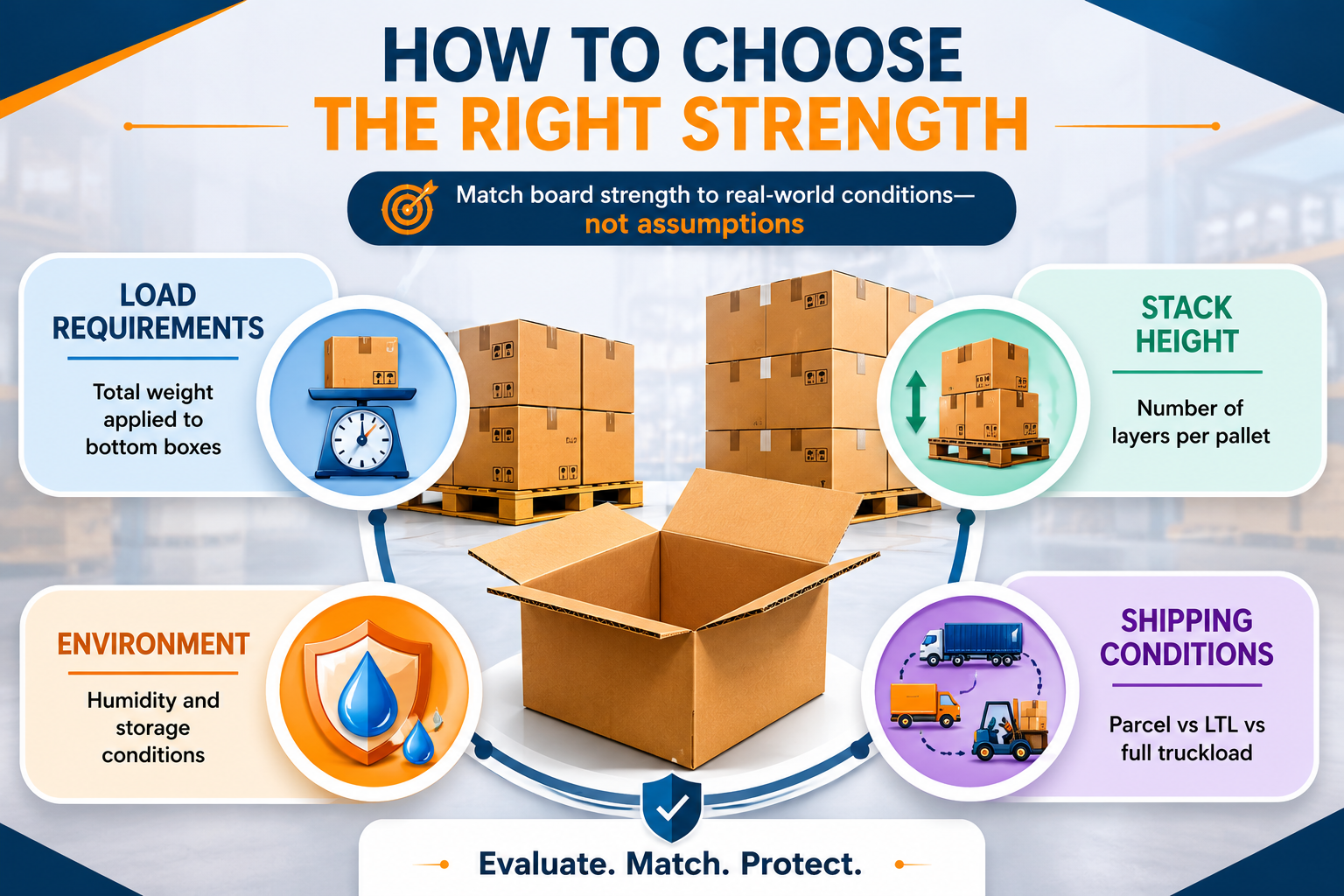 How to Choose the Right Strength for a corrugated box