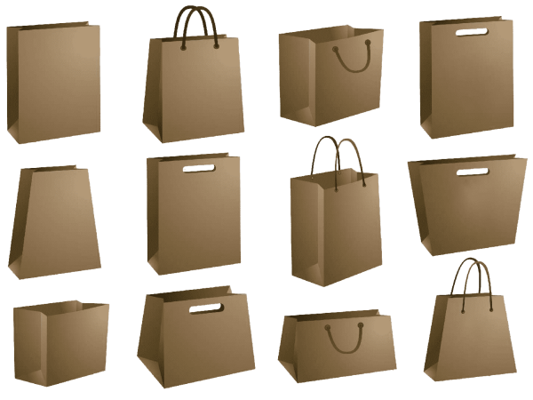 custom paper bag styles